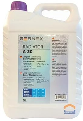 GERNEX Radiator A-30 Kühlerfrostschutz Konzentrat pink/violett 5 Liter