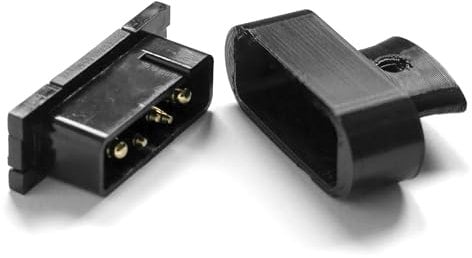 TorqueTech Hailong Battery Pin Cover for Receiver Cradle Terminals Electric Bike Ebike (5/6 Pin Round)