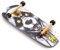 SPITBOARDS 36 x 96 mm Wood Fingerboard Complete Set-Up, Pre Assembled, 5-Layers Wood, Pro Trucks with Lock Nuts, CNC Bearing Wheels, Real Wear Graphics, Lasered Foam Grip Tape, Hungry Panda