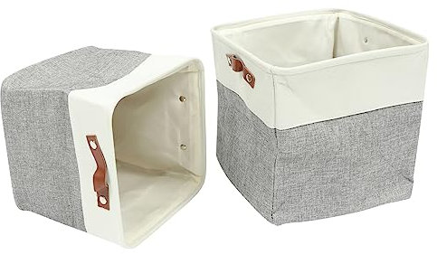 JOINPAYA 2pcs Collapsible Storage Basket Baby Outfit Toy Organizer Bins Baby Basket Collapsible Storage Bin Laundry Bag Storage Bins Durable Clothing Basket Fabric Foldable Storage Box