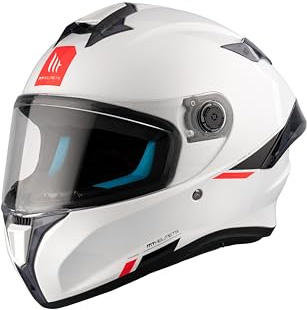 MT HELMETS Integralhelm Targo S weiß 13430000006 Größe L