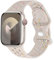 Astorgos Correa Transpirable Compatible con Apple Watch Series 9 8 7 6 5 4 3 2 1 SE 38/40/41mm, Copos de Colores Pulseras reloj Silicona Reciclada Recambio Transpirable Mujer Hombre, Estrella Oro