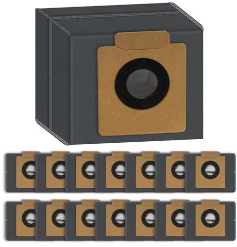 (15 Stück) X10 Pro Omni Ersatz-Staubsaugerbeutel kompatibel mit Eufy Clean X8 Pro/ X10 Pro Omni Roboter-Staubsauger-Selbstleerstation, Filterbeutel mit großer Kapazität Einweg-Ersatzbeutel Zubehörteil