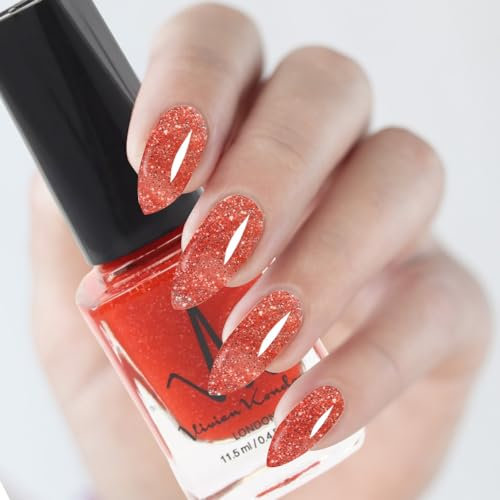 Classic Nail Polish Quick Drying Nail Varnish Long lasting No UV Need Natural Classic Nail Polish (207 - Strawberry)
