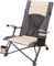 XGEAR Heavy Duty Beach Chair - Oversized Folding Beach Lounge Chair with Cup Holder & Carry Strap - Sun Lounger Portable for Pool, Camping, Fishing (Supports 150kg/330lbs, 600D Oxford Fabric)