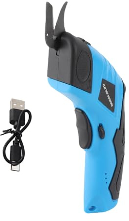 Elektrischer Mini-Teppich- und Kartonschneider mit Ersatzklinge, Kabellose Elektrische Schere, Ladegerät, Kartonschneider, Mehrere Schneidwerkzeuge für Teppiche
