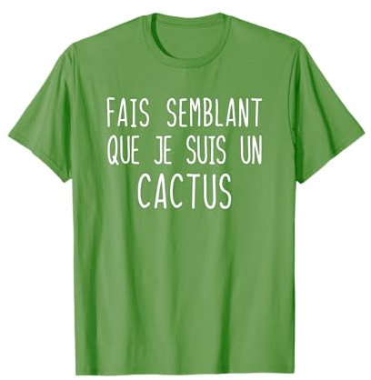 Costume Cactus Drôle pour Halloween Déguisement T-Shirt