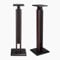Par de soportes de madera para altavoces de 63 a 84 cm, altura ajustable (63-84 cm), soportes universales para altavoces de escritorio, soportes para monitor de estudio, experiencia de escucha de