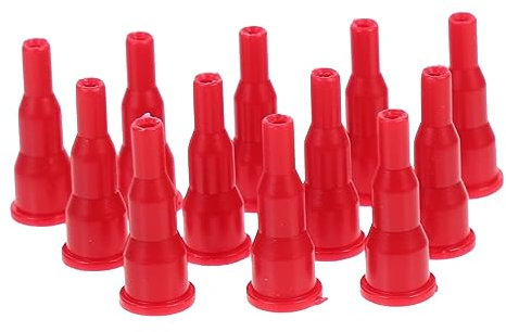 ARTSEWPLY 12stücke Teiliges Gasflaschen-adapterset Rot Gaskartuschen Nachfülladapter Kunststoff Robust Camping Gas Tank Anschluss Zubehör