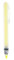 MUJI Druckbarer Textmarker, Neon-Tinte, Push-Top-Mechanismus (Set mit 3 Stück) (Gelb)