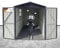 Albatros Premium Motorradgarage – verzinktes Metall in Anthrazit (RAL 7016)| 169x296x191cm | Motorrad Unterstellplatz | wetterfester Motorrad Bike Garage, abschließbar