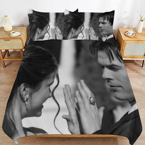 ZRCLXLVU The Vampire Diaries Bettwäsche-Sets für den täglichen Gebrauch