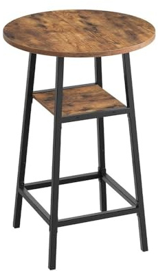 GEK208130 Zuhause Runder Stehtisch Home Moderner hoher industrieller hoher Pub-Esstisch Thekentisch