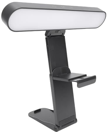 Fockety Videokonferenzbeleuchtung, LED-Streaming-Leuchte mit Fernbedienung, 10 einstellbare Helligkeitsstufen, höhenverstellbare Webcam-Leuchte für Videoanrufe, Zoom-Meetings