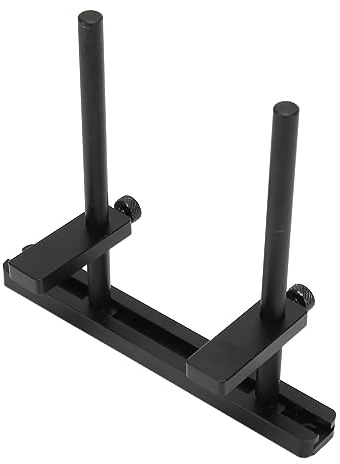 POENVFPO GPU-Halterung, Rutschfestes Gummipad, Stabile Halterung, GPU-Unterstützung aus Aluminiumlegierung für Robuste Grafikkarten, Schwarz für Einfache Installation (88mm)