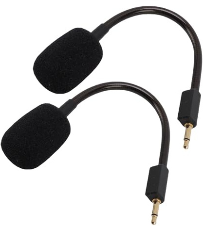 Erchineko Ersatzmikrofon für BlackShark V2, V2 Pro, SE Gaming-Headset mit Geräuschunterdrückung, Abnehmbarem 3,5-mm-Klinkenstecker und Vergoldetem OFC-Kabel (Black)