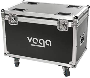 LightmaXX TOUR CASE, Für 4x VEGA 3WAY PRO Moving Heads, Hochwertiges Holzcase, Mit Rollen, Butterfly-Verschlüssen