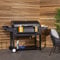CHARLES BENTLEY Deluxe American Charcoal BBQ Grill With Thermometer, Chrome Steel Warming Rack, Adjustable Heights, Ash Pan, Condiment Basket, For Family Parties In Summer (108x164cm)