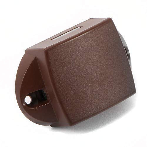 Boitier Serrure Push-Lock Marron - Version avec encoches