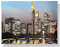 Frankfurt Mainhattan Skyline 40X30 cm Wandbilder | Kunstdruck Leinwand Wanddeko | Deko Schlafzimmer Canvas Wandbild | Wohnzimmer Bilder mit Rahme | Geschenke Modern Bild (Frankfurt Skyline bei Nacht)