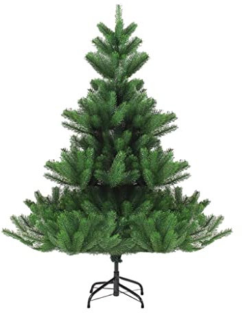 vidaXL Künstlicher Weihnachtsbaum Nordmanntanne Tannenbaum Christbaum Dekobaum Kunstbaum Weihnachten Dekoration Weihnachtsdeko Grün 240cm