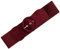 Ro Rox 1950er Jahre Rockabilly Vintage-Stil Retro Gürtel - Burgund (L)