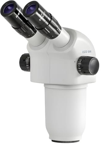 KERN Stereo Zoom Mikroskop Binokular mit 3W LED, 0.8x x 7.0x, 10 x Okularvergrößerung, 23mm Okulares Gesichtsfeld