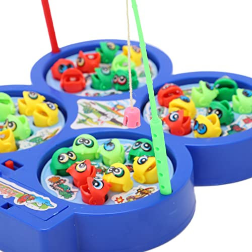 Magnetisches Elektrisches Angelspiel-Spielzeug , Retro Classic Rotating Fish Catch Toy Board Entwickeln Sie Sensibilität für mit Musik