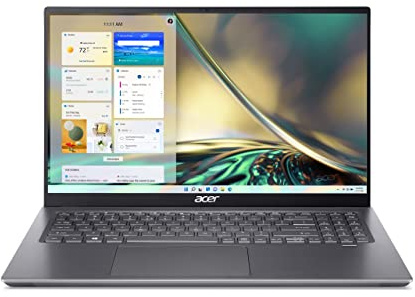 acer Swift X (SFX16-51G-50UP) Ultrabook/Laptop | 16 FHD Display | Intel Core i5-11320H | 16 GB RAM | 512 GB SSD | NVIDIA GeForce RTX 3050 | Windows 11 | QWERTZ Tastatur | grau
