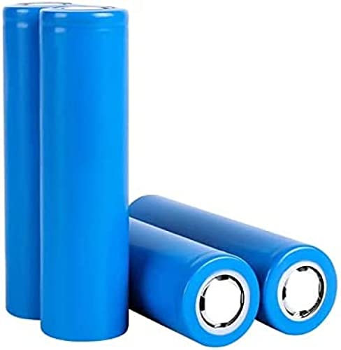 Rechargeable Battery Lithium Batteries 1800MAH 3 7V Flat Top Battery For Solar Lights, Headlamps,TV Remote Control (4 Pack)
