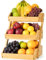 Golden Nature - Fruit Basket - 3-Tier Bamboo Fruit & Vegetable Storage Organiser for Kitchen Counter - Lightweight & Easy Assembly Countertop Fruit Stand Holder Bowl w/Included Screws