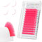 ANNAFRIS Extension Ciglia Colorato Rosa 0.07 D 8-15 Mix Classico Ciglia One to One Volume Russo Estensione Delle Ciglia Individuale Ciglia Finte Colorate Singole Ciglia(Classic PINK,0.07 D Mix)
