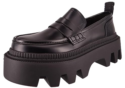 Buffalo Flora Loafer Schwarz 39