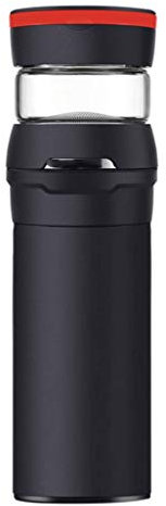 ZYMEN Taza de Viaje Multiusos y Vaso Infusor de té Botella de Agua Frasco con infusión de Frutas Termo de café de Acero Inoxidable de Doble Pared Caliente y frío Commemoration Day