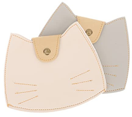 ifundom 4 Stück Maskenclip Aus Leder Tragbare Clips Zur Aufbewahrung Von Masken Clip Für Ledermasken Maskenaufbewahrungshalter Maskenhalter Gesichtsmaskenetui Tier Student Schutztasche