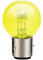 SOFOC BA21D Moto Halogène Phare Feux de route/Feux de croisement 6V 45W Jaune Double Contact 1Pcs