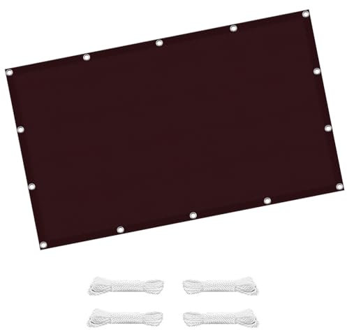 Tenda a Vela Rettangolare 4 x 9 m Resistenza Allo Strappo Protezione UV 95-98% Tenda a Vela Ombreggiante Rettangolare con Occhielli per Giardino e Terrazza, Piscina, Weinrot