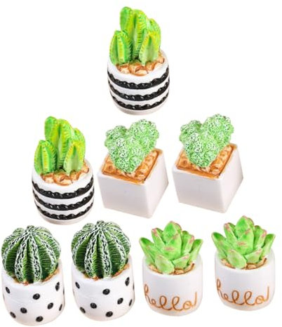 UPKOCH 8piezas Decoración De Bonsáis Miniatura Accesorios para Micropaisajismo Fácil De Cuidar