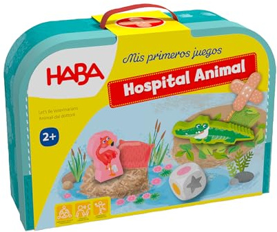 HABA 2011719004 - Mes Premiers Jeux - Hôpital Animal, Jeu de société coopératif et d'affectation - Plus de 2 ans