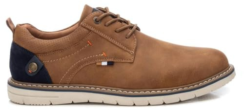 REFRESH - Zapatos Casual Hombre Camel - Calzado Cómodo y Versátil - Moda Casual - Modelo 17248502 (Talla 42)