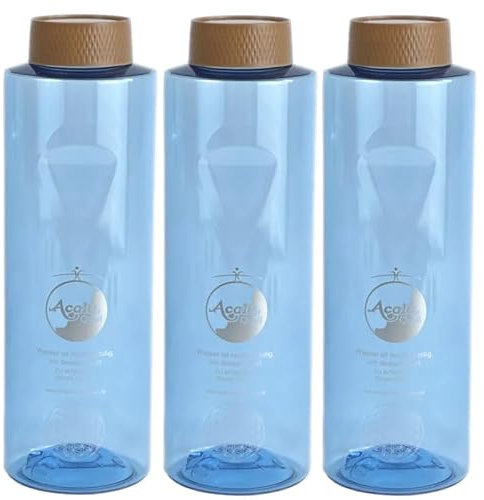 4er Set Acala Trinkflasche Grip 0,8 L- Blau aus Tritan | BPA-frei