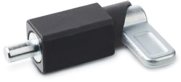 Ganter Normelemente | Federriegel zum Anschweißen | Türriegel - GN 722.1-16-30-A-ST | Bolzen ⌀16x20mm