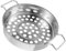 OUNONA Colador Inoxidable Con Asa y Orificios Uniformes Para Verduras y Ensaladas De Limpiar y Resistente