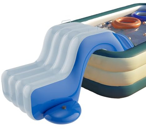 Inflatable Water Slides, Party Blow Up Slide, 68.95x41.37x29.55 inches Outdoor Water Game Toy Splash, Entertaining, Yard Center for Summer Activities, Kids, Garden Patio Park