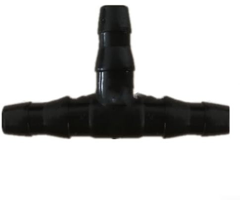 Raccordi per irrigazione da giardino, 50 connettori spinati da 4 mm per sistemi a goccia e acqua piovana (4 mm a T doppio)
