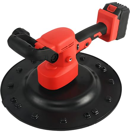 SHAHRYAR 1680 W Zement Wand Glättmaschine 200 U/Min,Eine Maschine Für Viele Anwendungen,Vollkupfermotor-Für Den Wandmörtelbau-Für Gips, Zementmörtel, Kitt