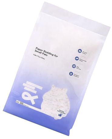 laxreheye Einstreu für Kaninchen | natürliche Einstreu aus Papier für Kleintiere | Dekoration für Käfig, sicher, wasserabsorbierend, für Innen und Außen, Haus Kaninchen
