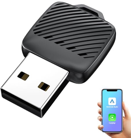 Autonano A30 Adaptateur Mini CarPlay & Android Auto sans Fil USB | Profitez de CarPlay et Android Auto sans fil avec connexion automatique, démarrage rapide et format ultra compact.