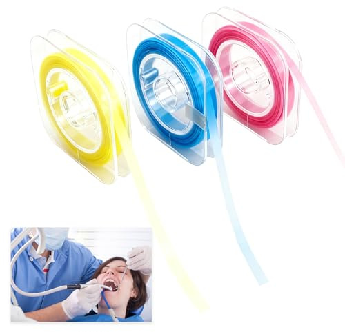 3 Bände Zahn Schleifpapier,Für Zahnschleifpapier,Zahnzwischenräume Zähne Dental,Zahnzwischenraum,Zwischenräume Mundpflege