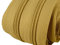 6 m endlos Reißverschluss 5 mm Laufschiene + 15 Zipper Meterware teilbar Farbwahl (gold)